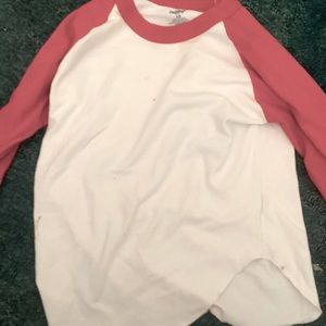 Red long sleeve shirt